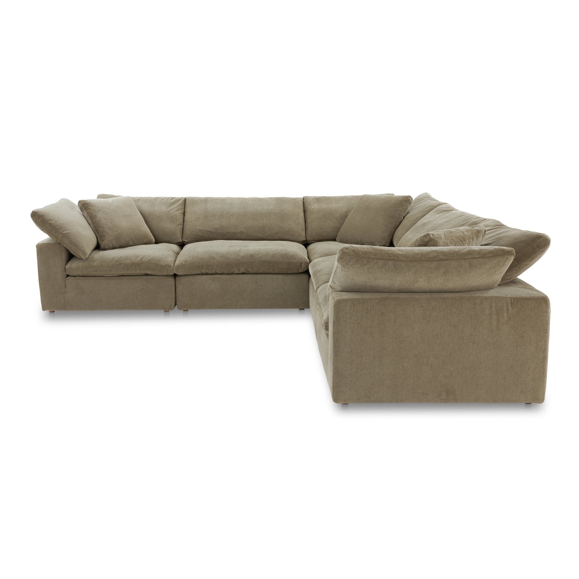 Terra Classic L-Shaped Modular Sectional Desert Sage | Green