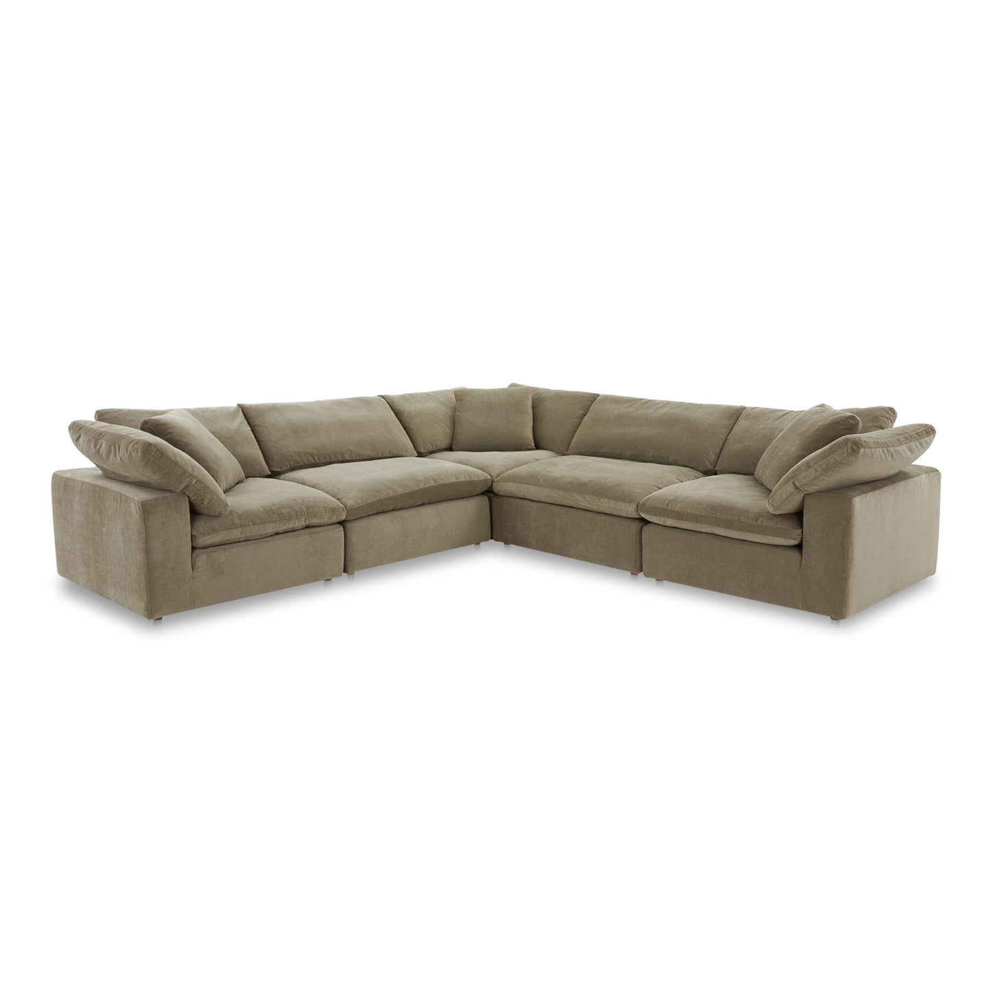 Terra Classic L-Shaped Modular Sectional Desert Sage by Moe's Home