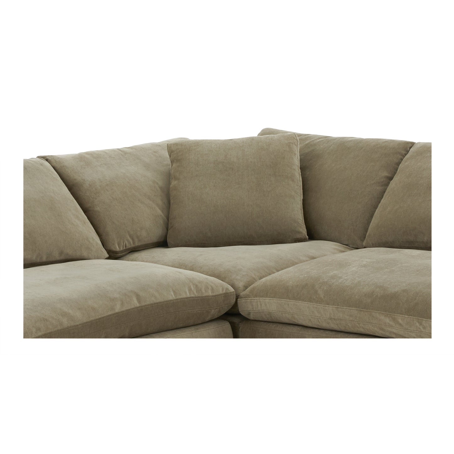 Terra Classic L-Shaped Modular Sectional Desert Sage by Moe's Home
