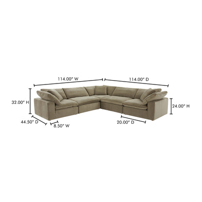 Terra Classic L-Shaped Modular Sectional Desert Sage