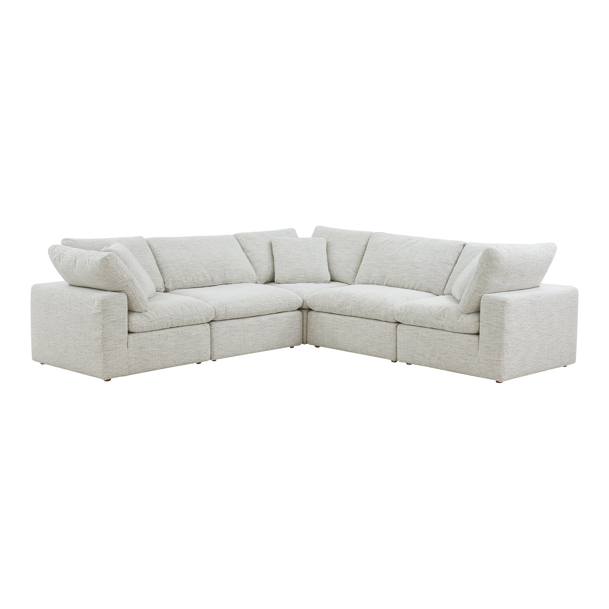 Terra Condo Classic L-Shaped Modular Sectional Coastside Sand | 