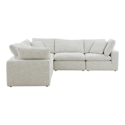 Terra Condo Classic L-Shaped Modular Sectional Coastside Sand by Moe's Home