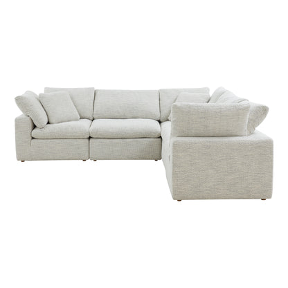 Terra Condo Classic L-Shaped Modular Sectional Coastside Sand