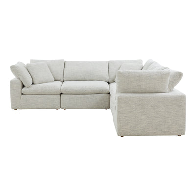 Terra Condo Classic L-Shaped Modular Sectional Coastside Sand by Moe's Home