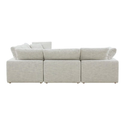 Terra Condo Classic L-Shaped Modular Sectional Coastside Sand