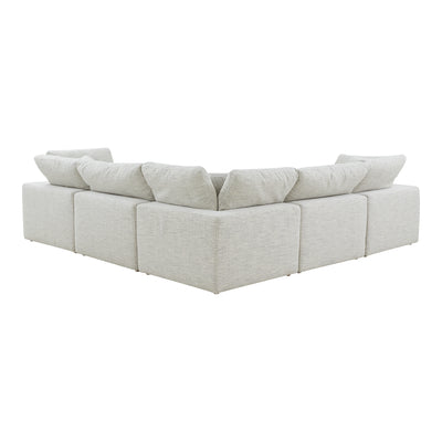 Terra Condo Classic L-Shaped Modular Sectional Coastside Sand by Moe's Home