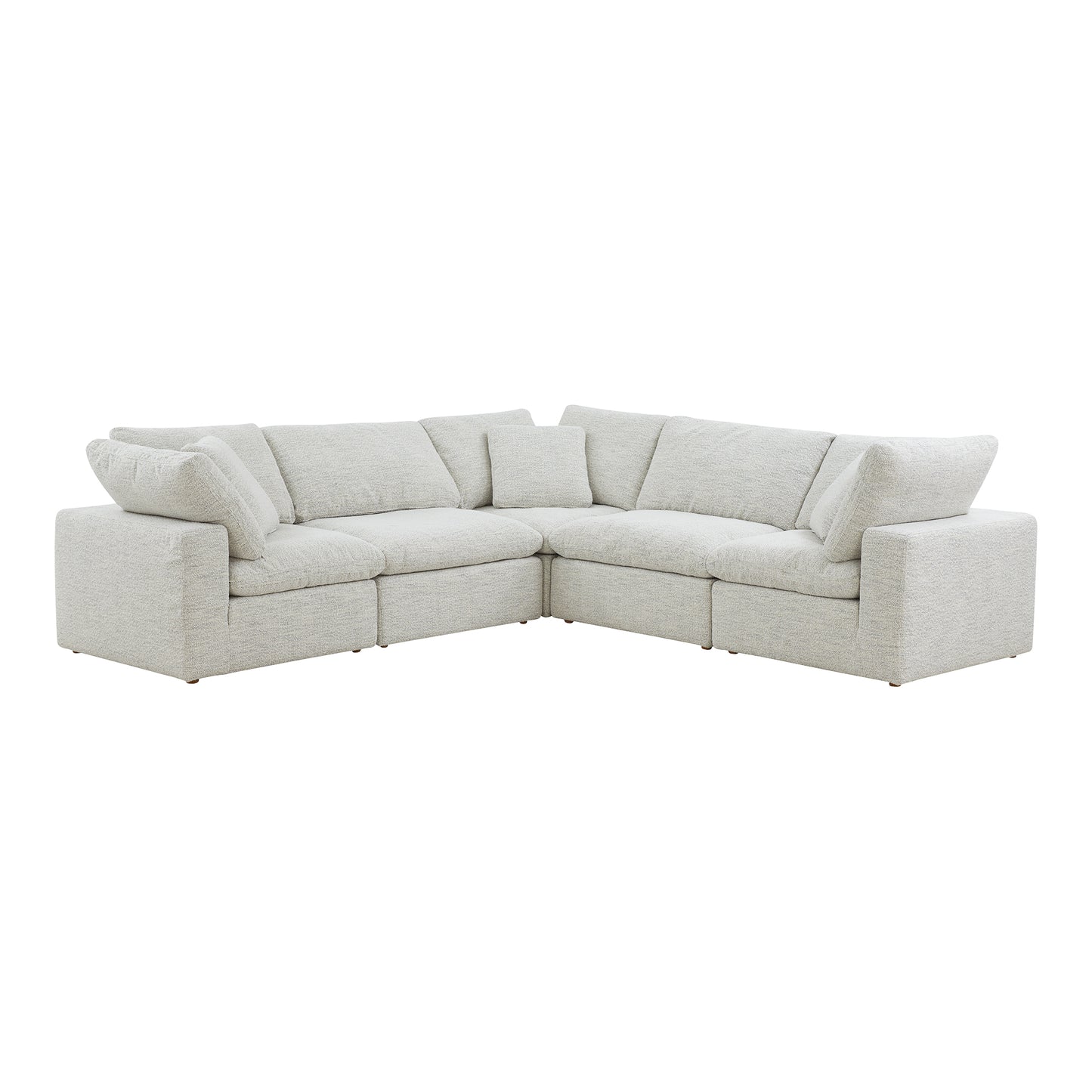 Terra Condo Classic L Shaped Modular Sectional Coastside Sand | 