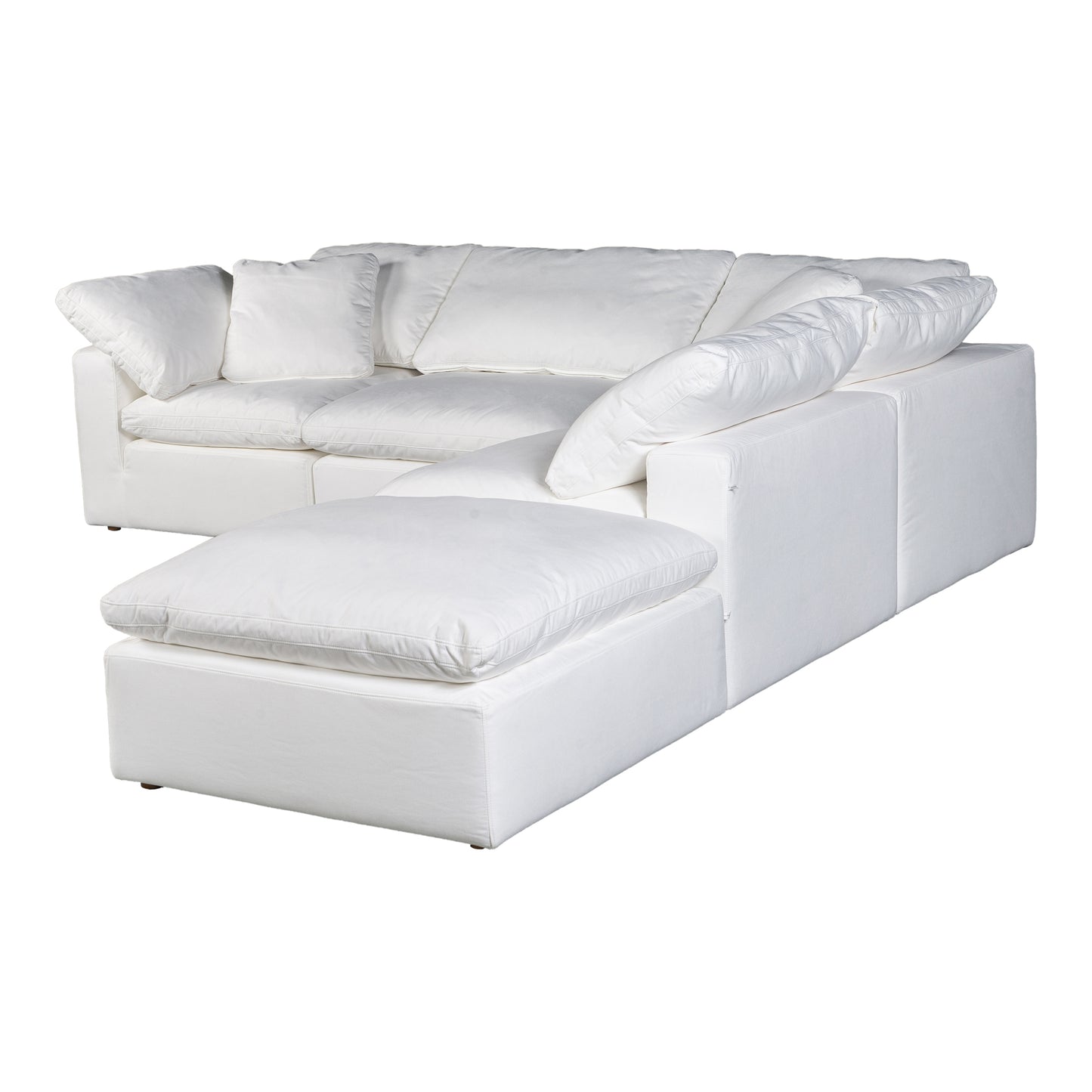 Terra Condo Dream Modular Sectional Cream White by Moe's Home