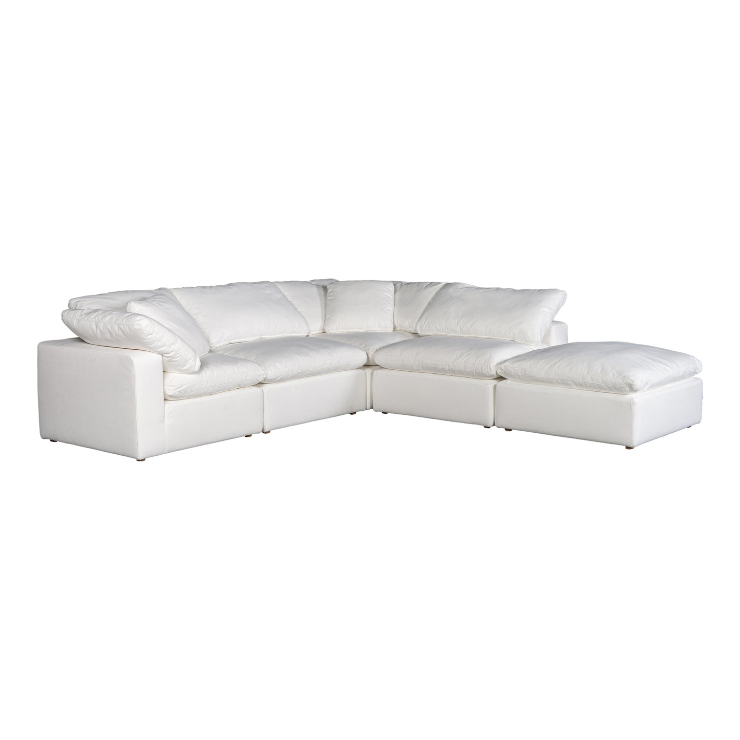 Terra Condo Dream Modular Sectional Cream White by Moe's Home