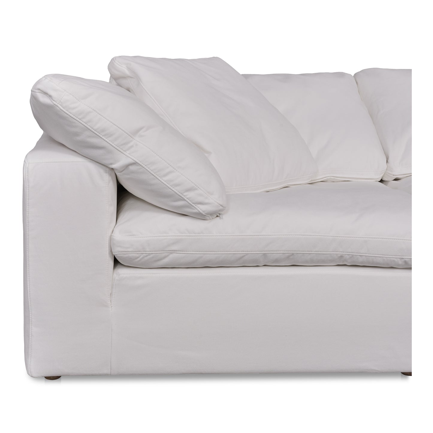 Clay Modular Sofa Cream Cream White by Moe's Home