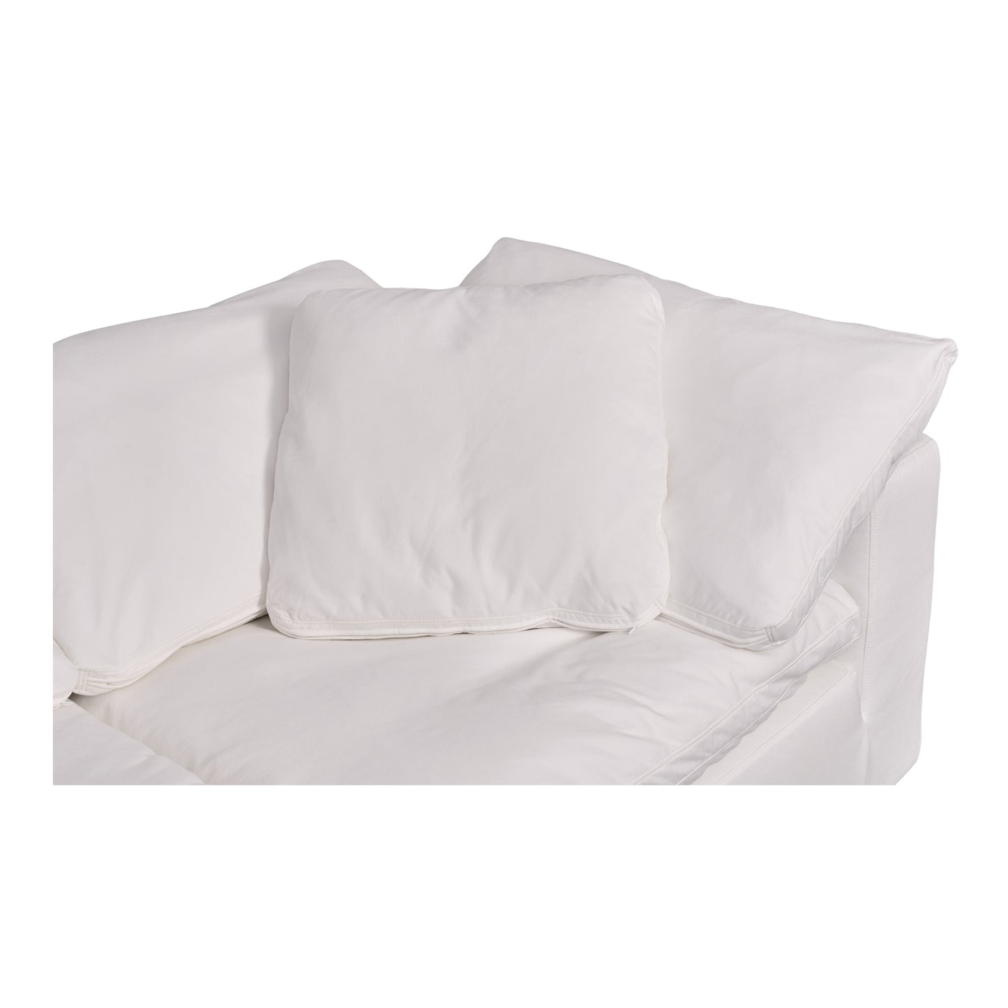 Clay Modular Sofa Cream Cream White by Moe's Home