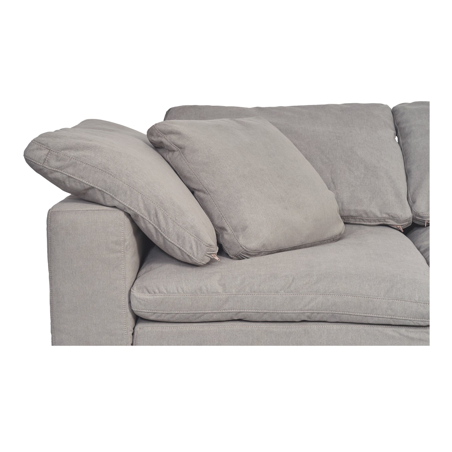 Terra Modular Sofa Light Grey by Moe's Home