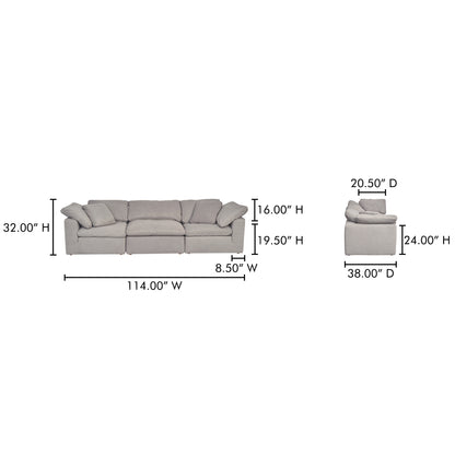 Terra Modular Sofa Light Grey