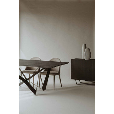 Burton Dining Chair Light Grey - Set Of Two by Moe's Home