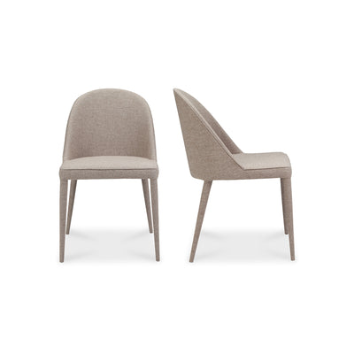 Burton Dining Chair Light Grey - Set Of Two by Moe's Home