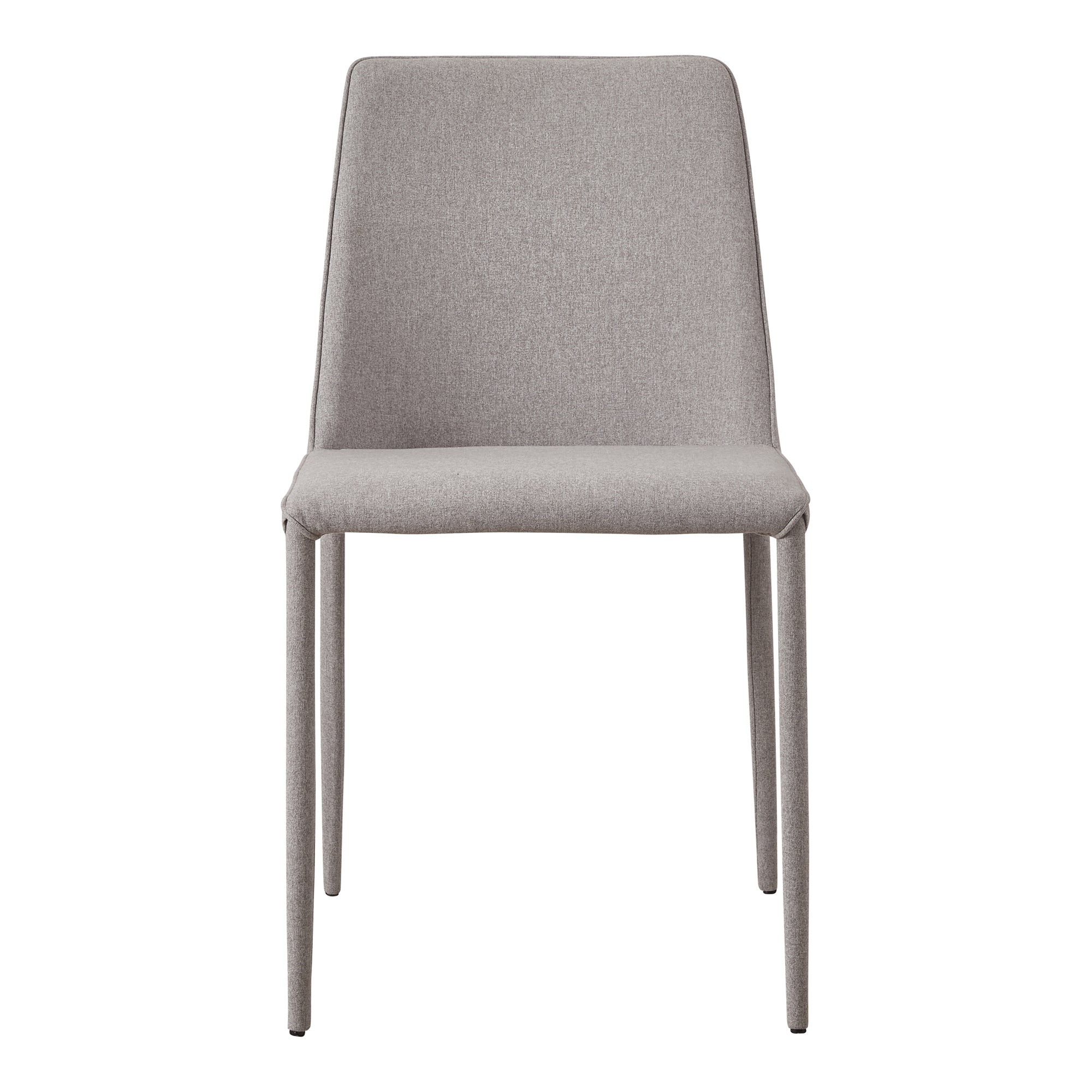 Nora Fabric Dining Chair Light Grey - Set Of Two