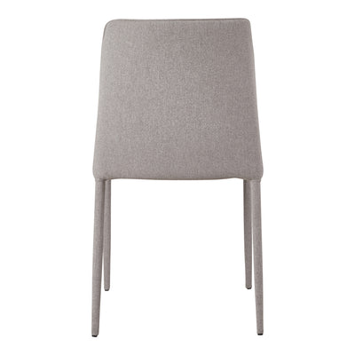 Nora Fabric Dining Chair Light Grey - Set Of Two by Moe's Home