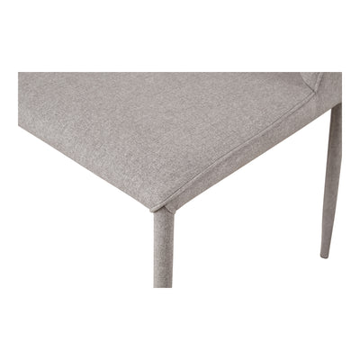 Nora Fabric Dining Chair Light Grey - Set Of Two by Moe's Home
