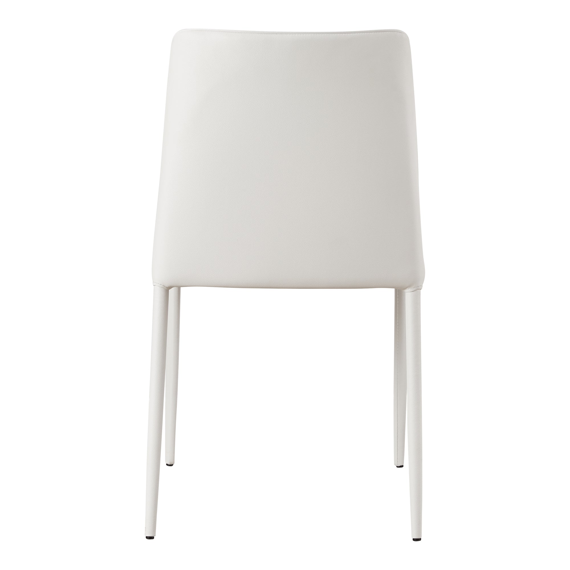 Nora Dining Chair White Vegan Leather - Set Of Two