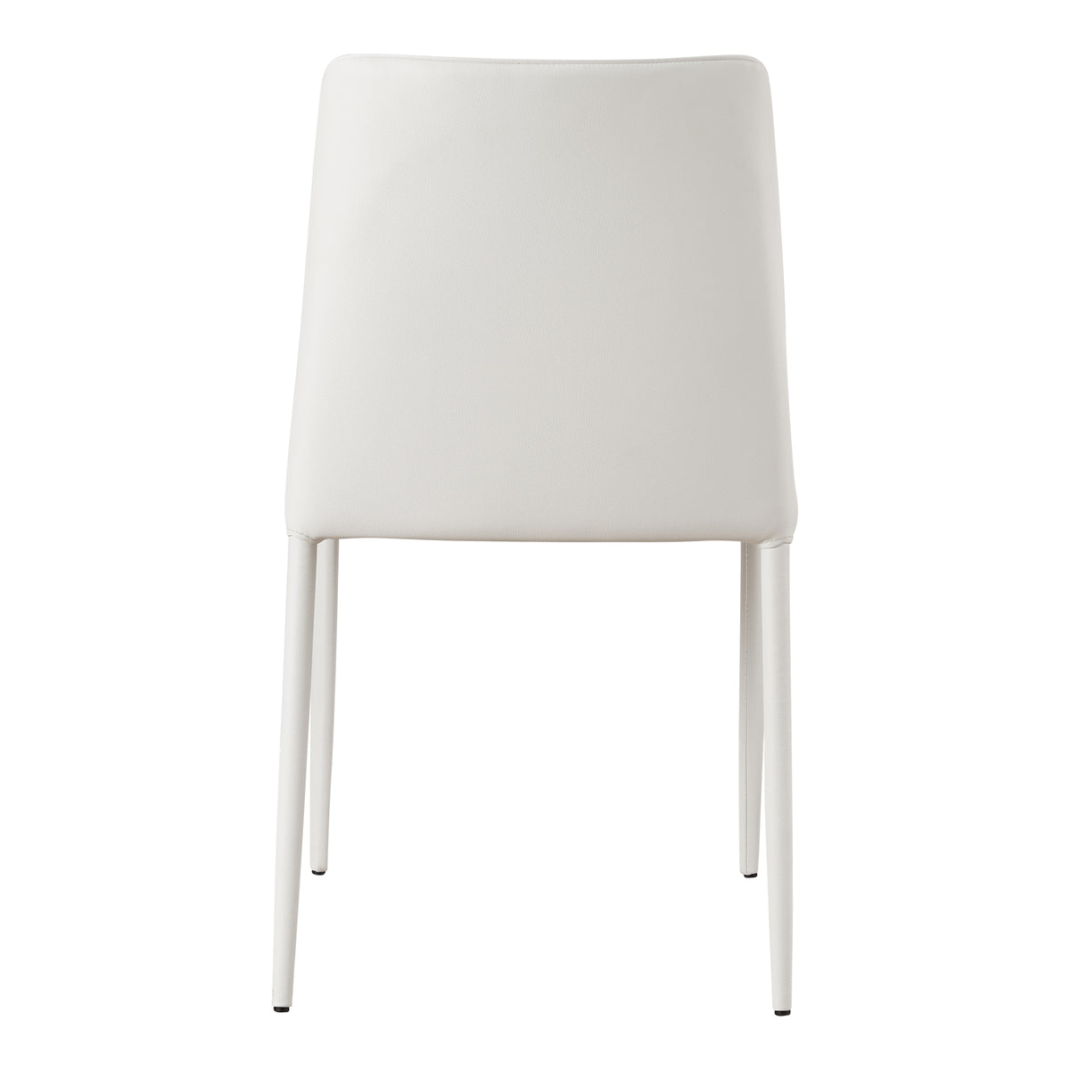 Nora Dining Chair White Vegan Leather - Set Of Two by Moe's Home