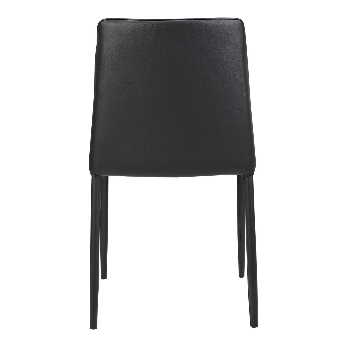 Nora Dining Chair Black Vegan Leather - Set Of Two by Moe's Home