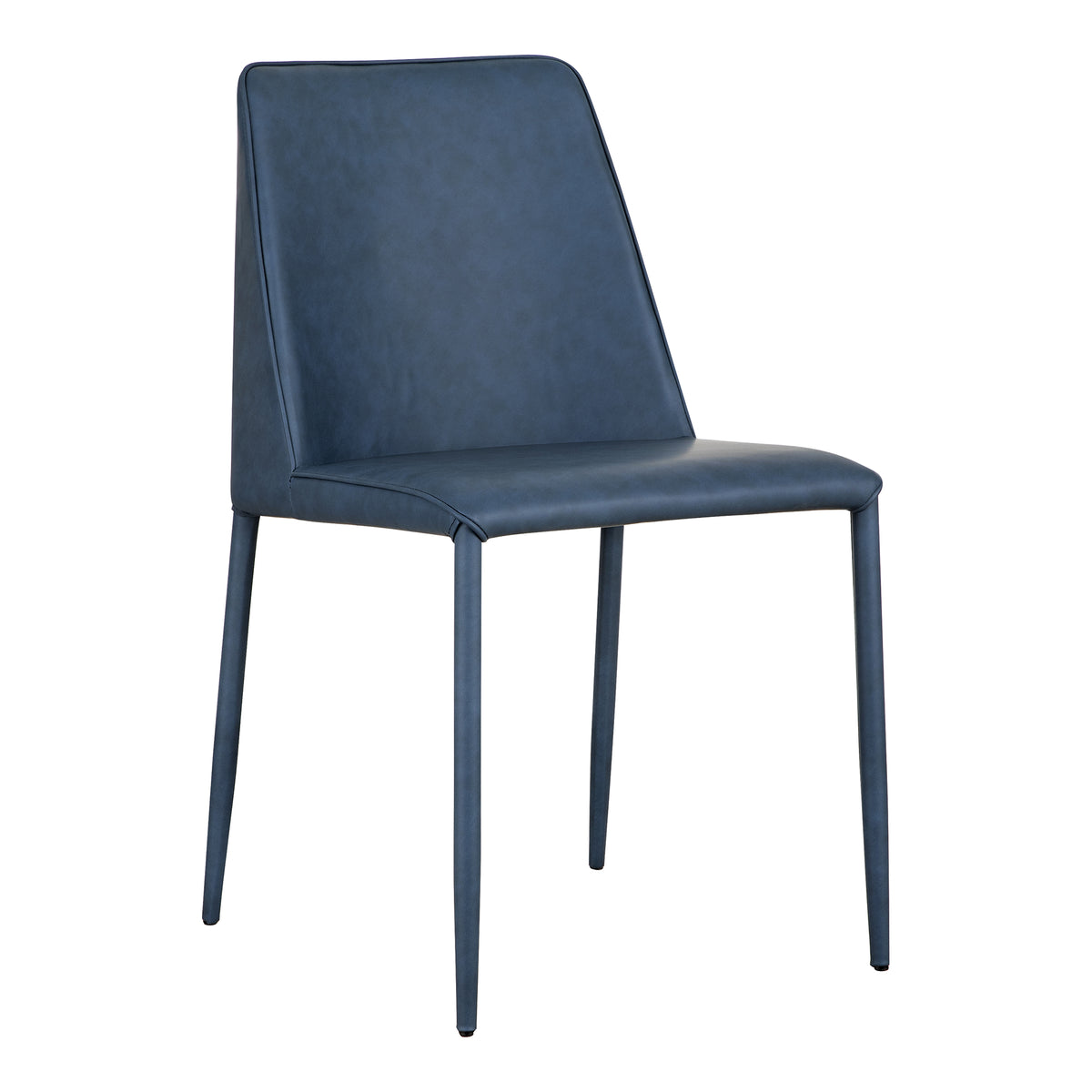 Nora Dining Chair Ocean Cavern Grey Vegan Leather - Set Of Two by Moe's Home
