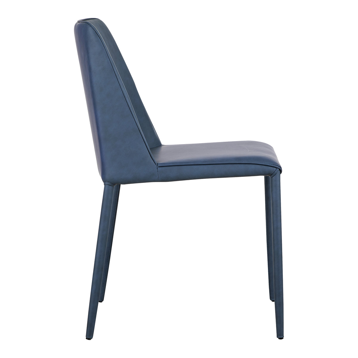 Nora Dining Chair Ocean Cavern Grey Vegan Leather - Set Of Two by Moe's Home