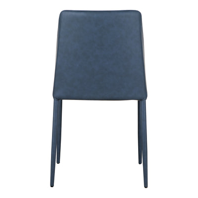 Nora Dining Chair Ocean Cavern Grey Vegan Leather - Set Of Two by Moe's Home