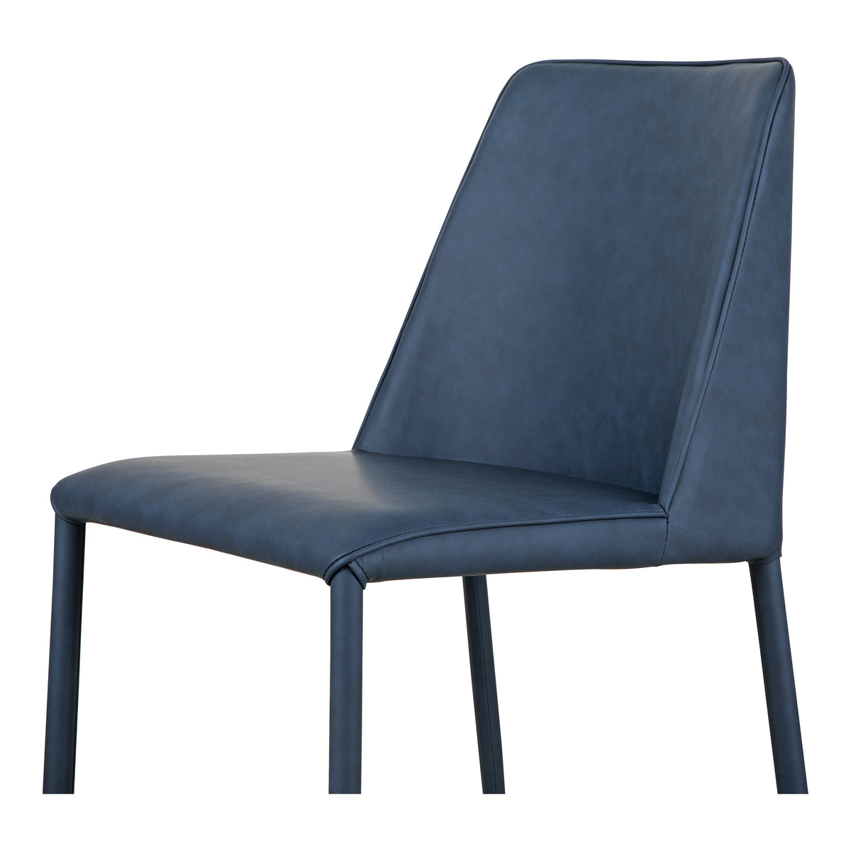 Nora Dining Chair Ocean Cavern Grey Vegan Leather - Set Of Two by Moe's Home
