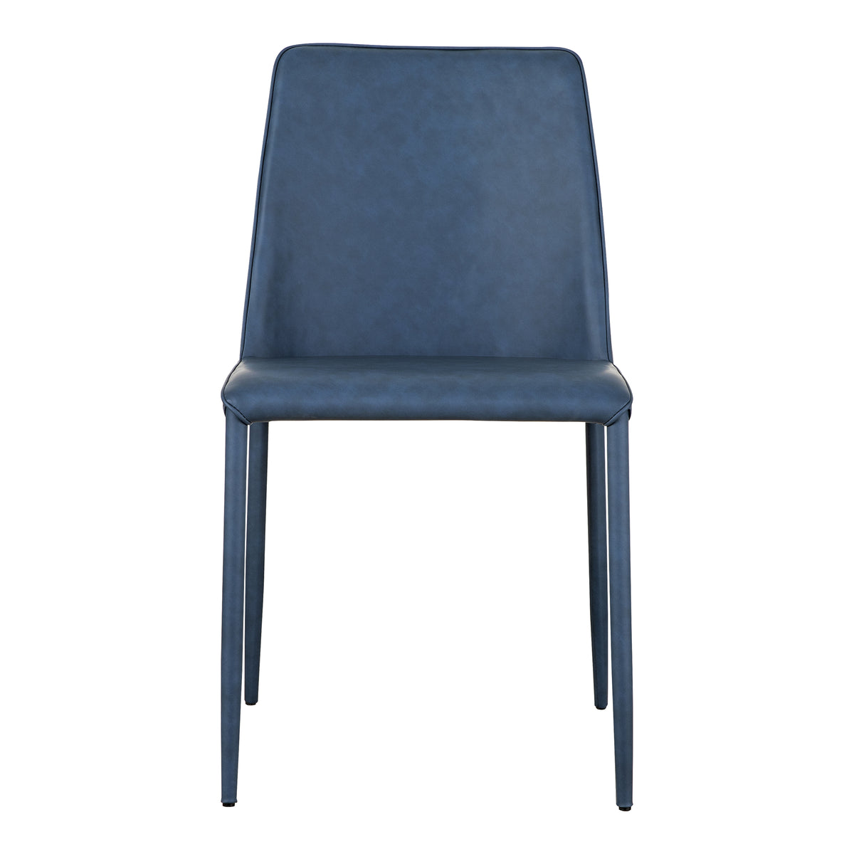 Nora Dining Chair Ocean Cavern Grey Vegan Leather - Set Of Two by Moe's Home