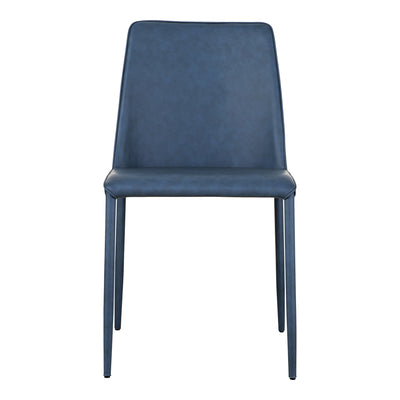 Nora Dining Chair Ocean Cavern Grey Vegan Leather - Set Of Two by Moe's Home