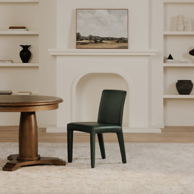 Monte Dining Chair Teal Vegan Leather - Set Of Two by Moe's Home