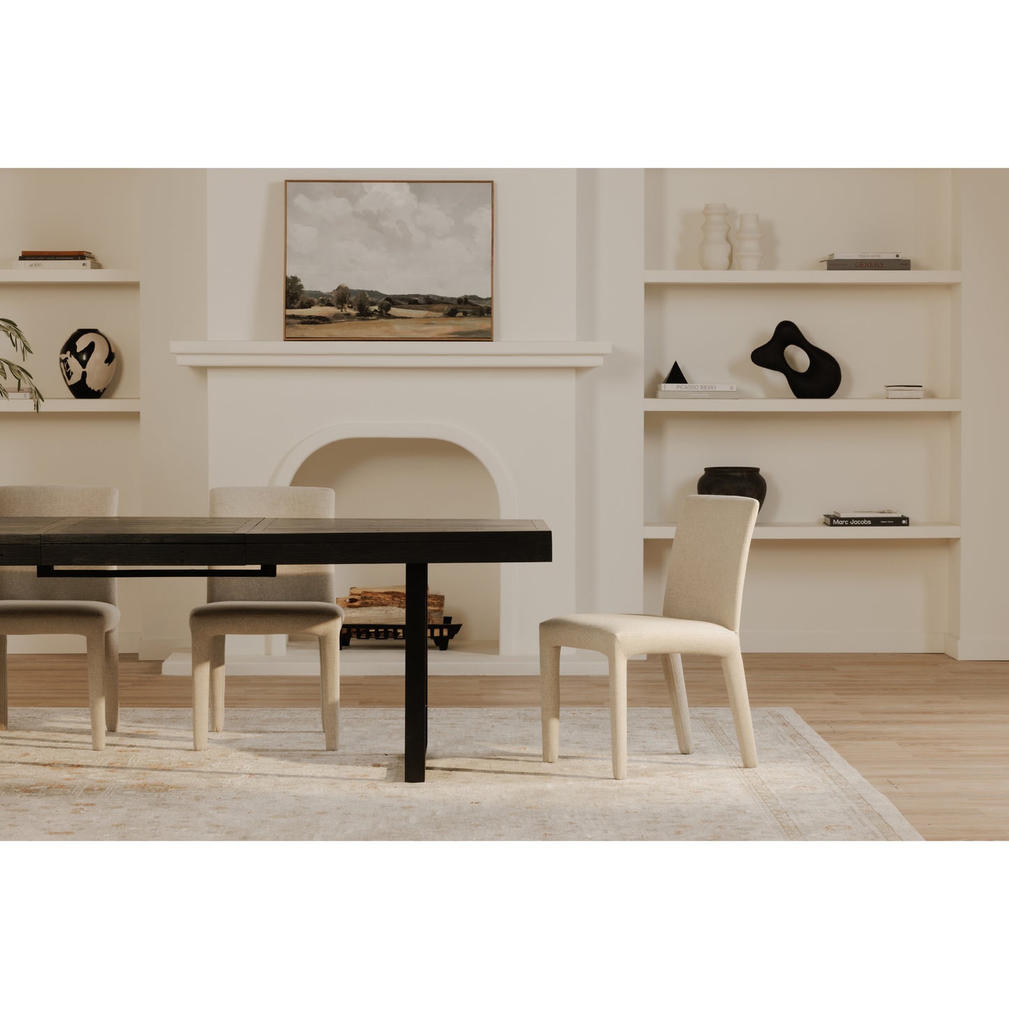 Monte Dining Chair Beige - Set Of Two by Moe's Home