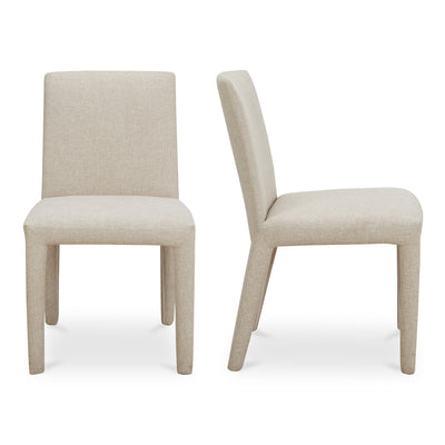 Monte Dining Chair Beige - Set Of Two by Moe's Home