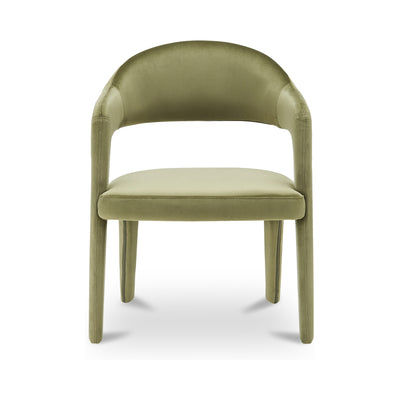 Martens Dining Chair Green Velvet by Moe's Home
