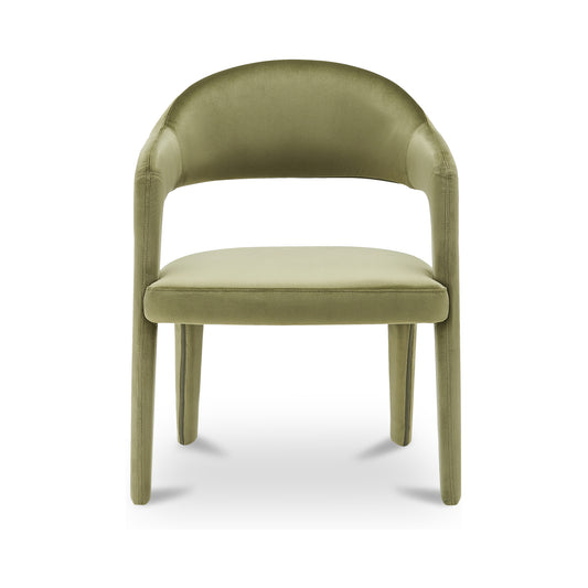 Martens Dining Chair Green Velvet by Moe's Home