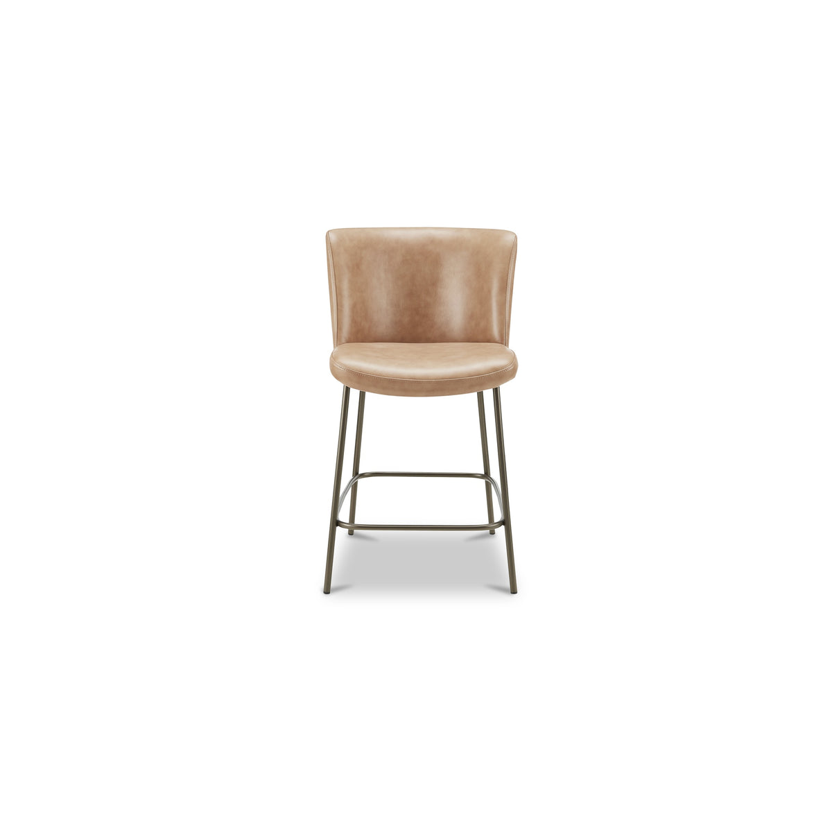 Early Counter Stool Tan Leather by Moe's Home