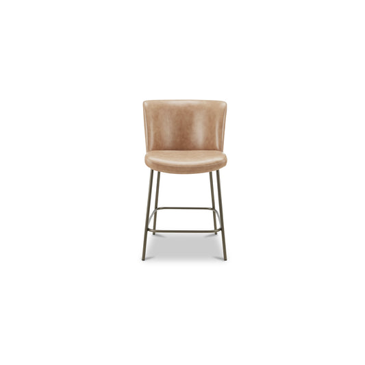 Early Counter Stool Tan Leather by Moe's Home