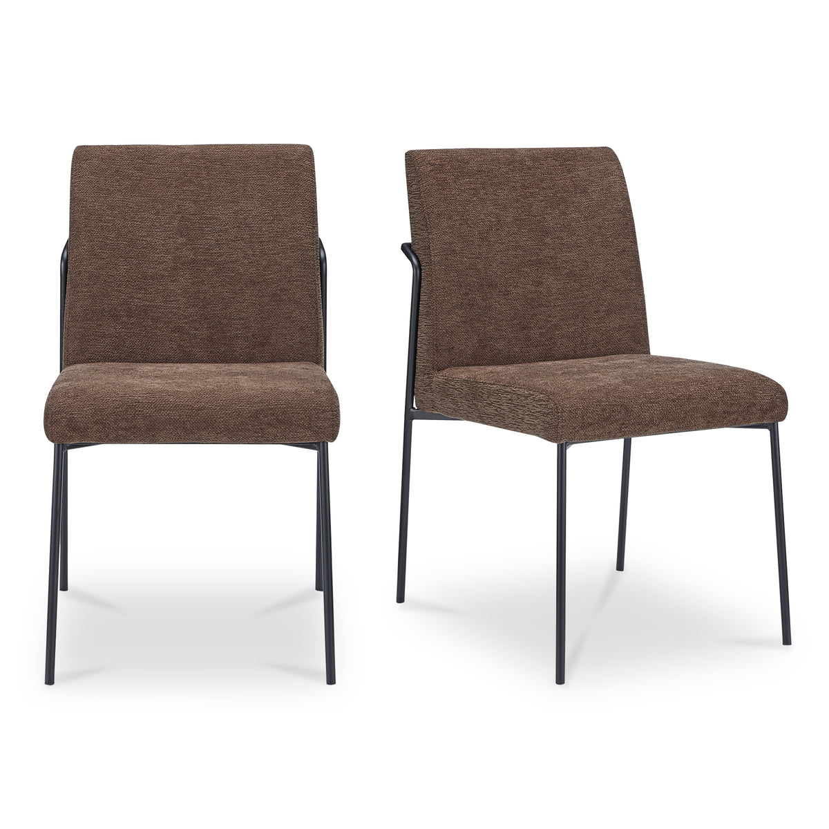 Danny Dining Chair Dark Brown Set of Two by Moe's Home
