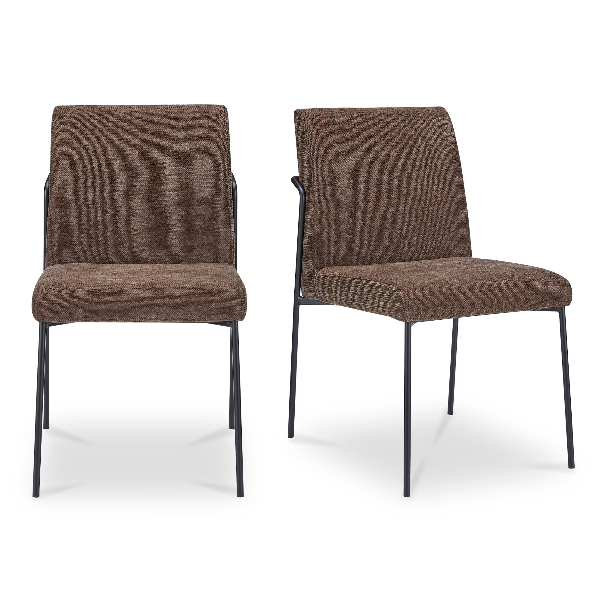 Danny Dining Chair Dark Brown Set of Two by Moe's Home