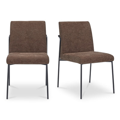 Danny Dining Chair Dark Brown Set of Two by Moe's Home