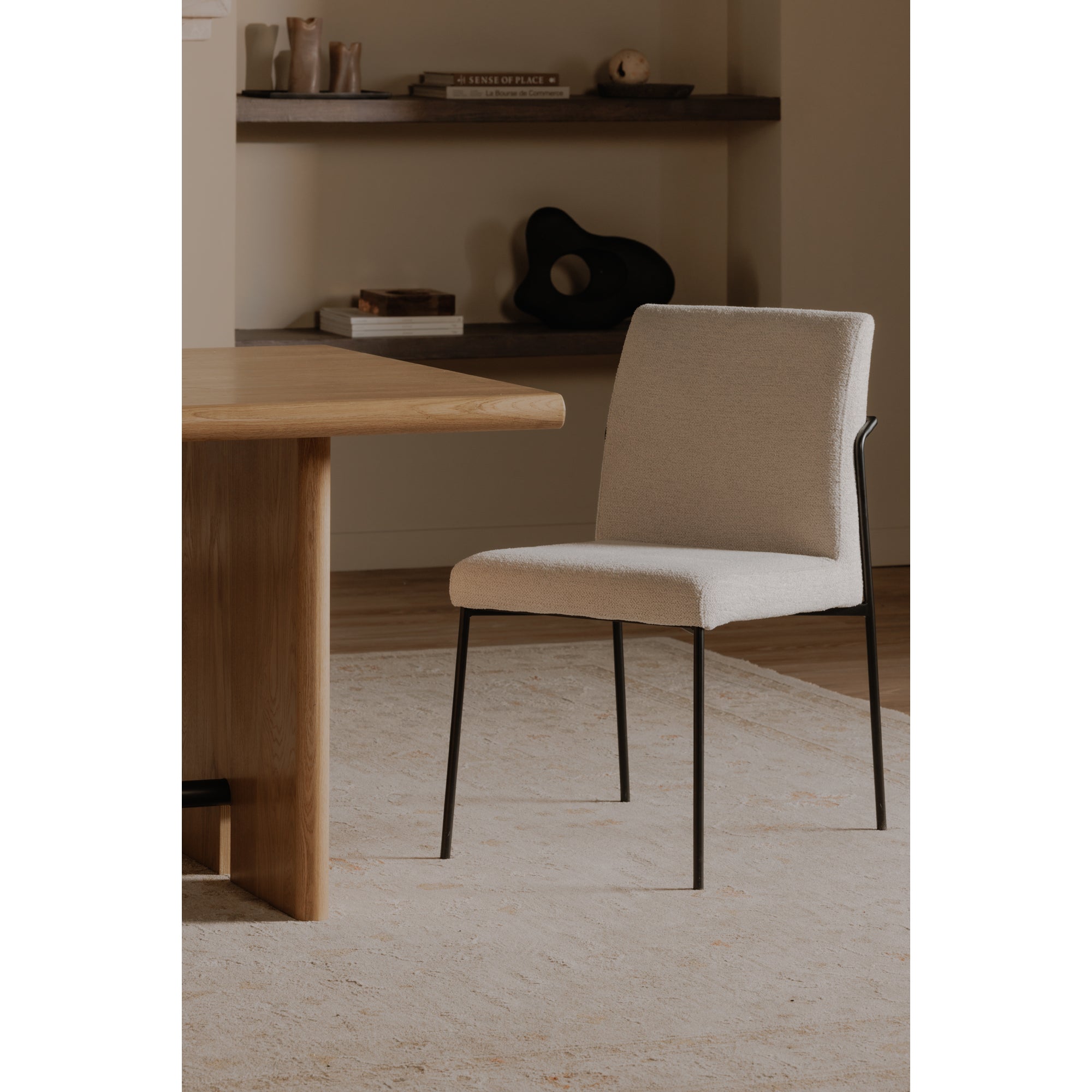 Danny Dining Chair Ivory Set of Two by Moe's Home