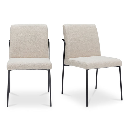 Danny Dining Chair Ivory Set of Two by Moe's Home