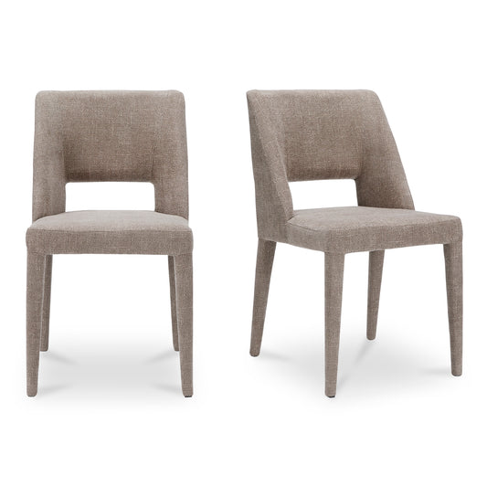 Joyce Dining Chair Light Brown-Set of Two by Moe's Home