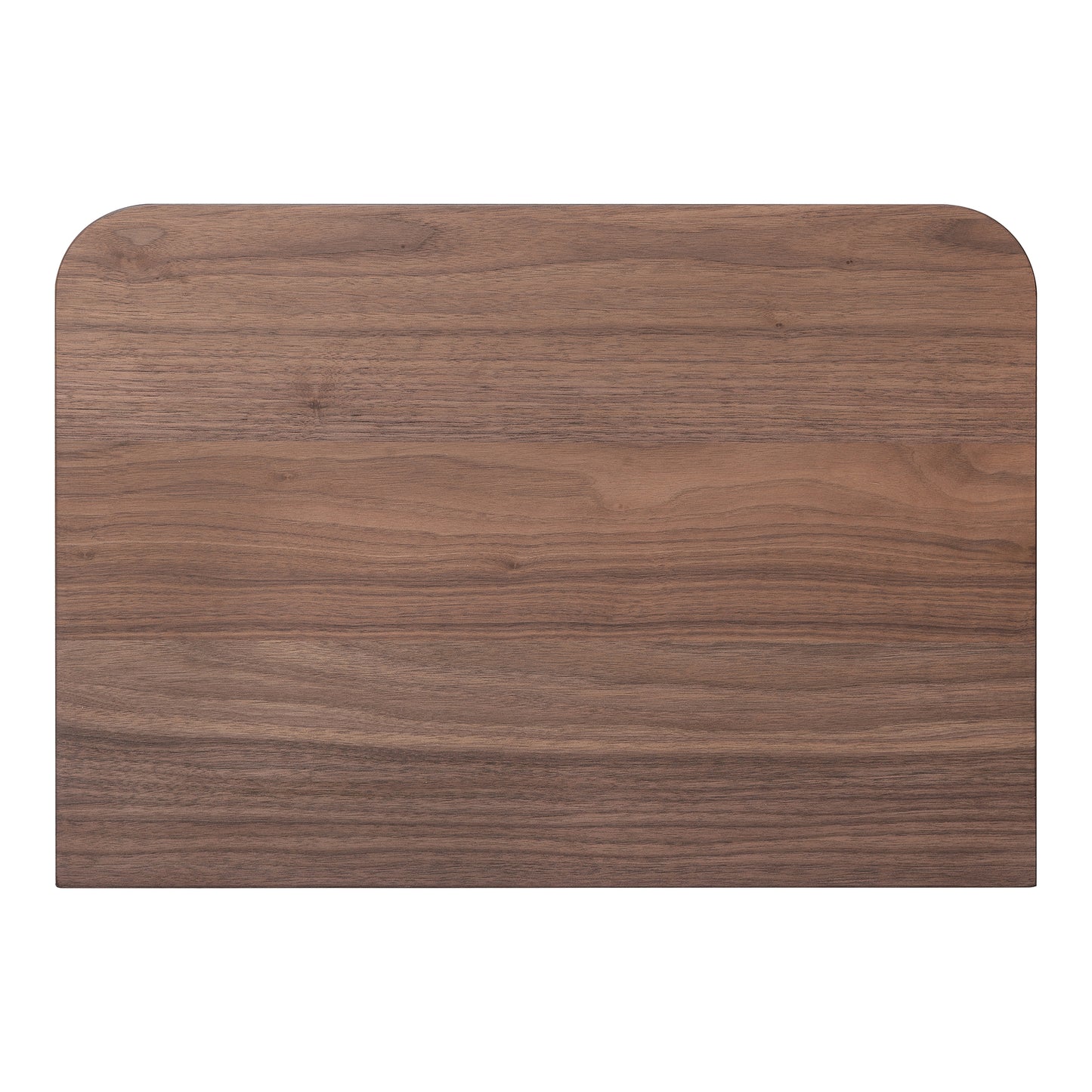 Round Off Small Nightstand Walnut Brown by Moe's Home