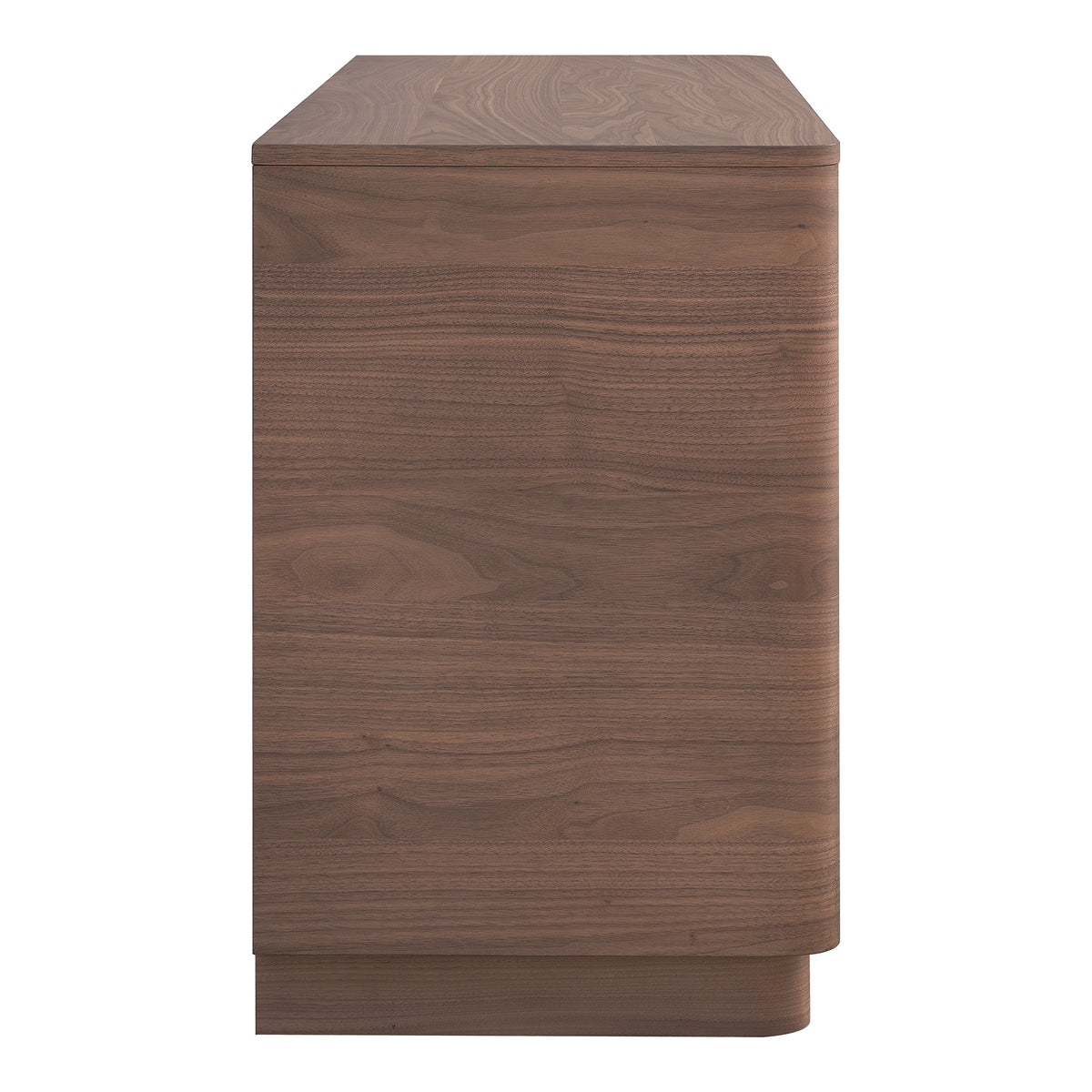 Round Off Dresser Walnut Brown by Moe's Home