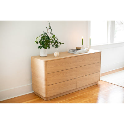 Round Off Dresser Light Oak Brown by Moe's Home