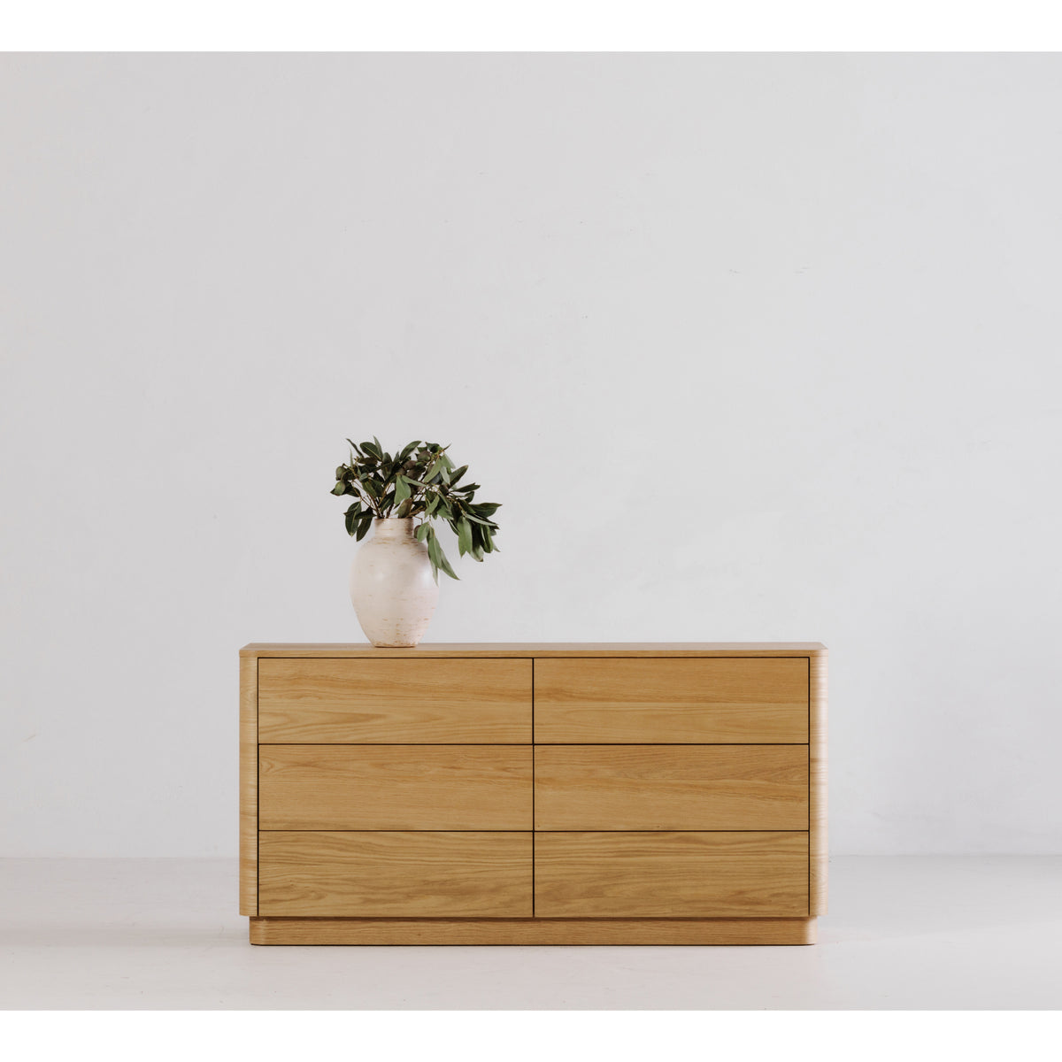 Round Off Dresser Light Oak Brown by Moe's Home