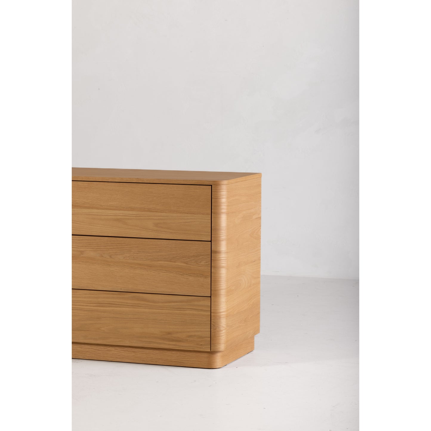 Round Off Dresser Light Oak Brown by Moe's Home