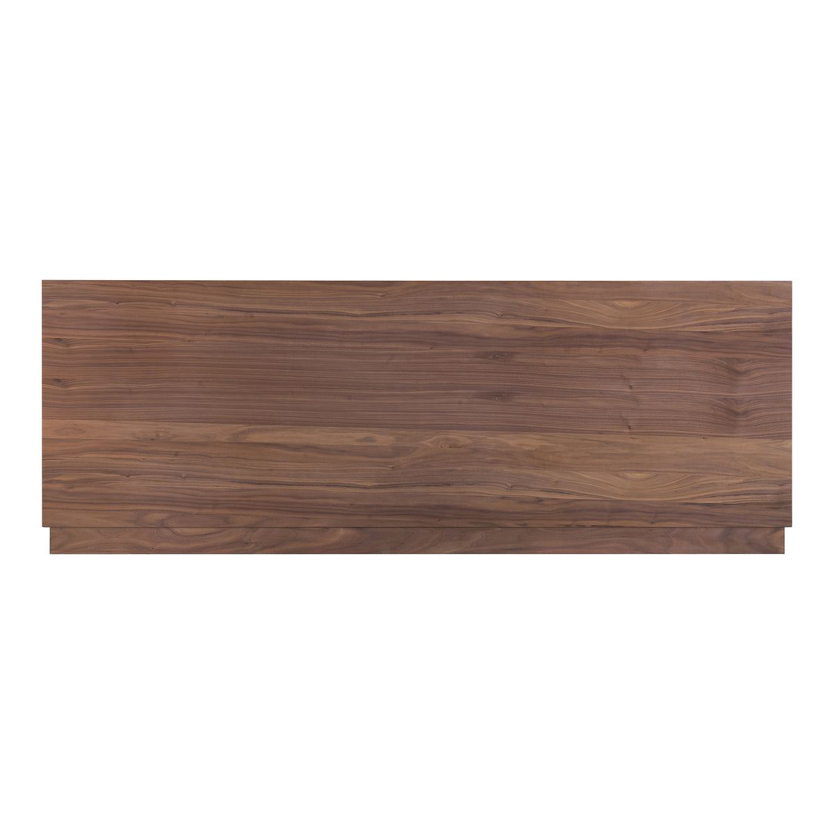 Round Off Queen Bed Walnut Brown by Moe's Home